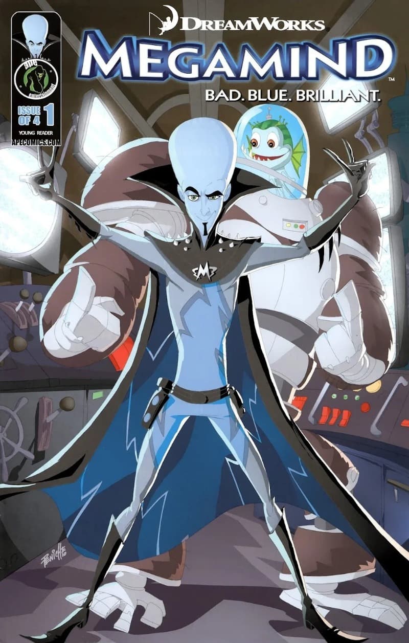 Megamind: Bad. Blue. Brilliant.