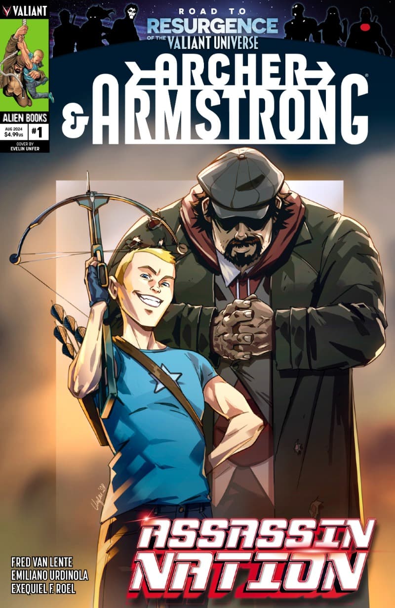 Archer and Armstrong: Assassin Nation (2024-) comic cover - Read online free