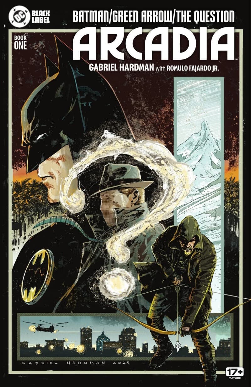 Batman / Green Arrow / The Question: Arcadia (2025-) comic cover - Read online free