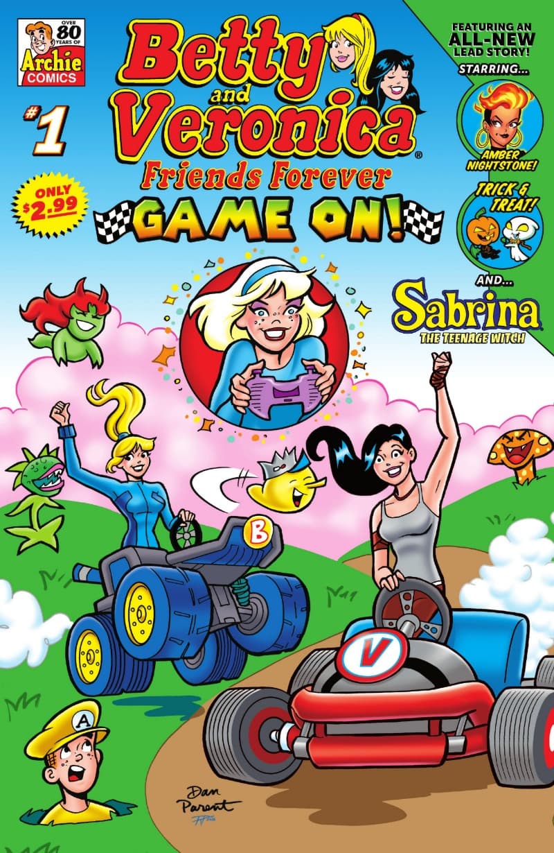 Betty and Veronica Friends Forever: Game On (2023) comic cover - Read online free