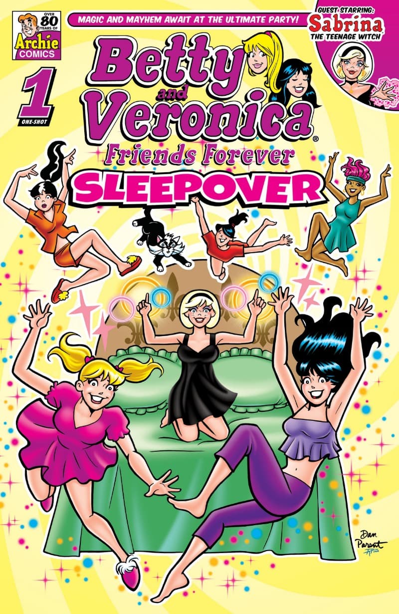 Betty and Veronica Friends Forever: Sleepover (2024) comic cover - Read online free