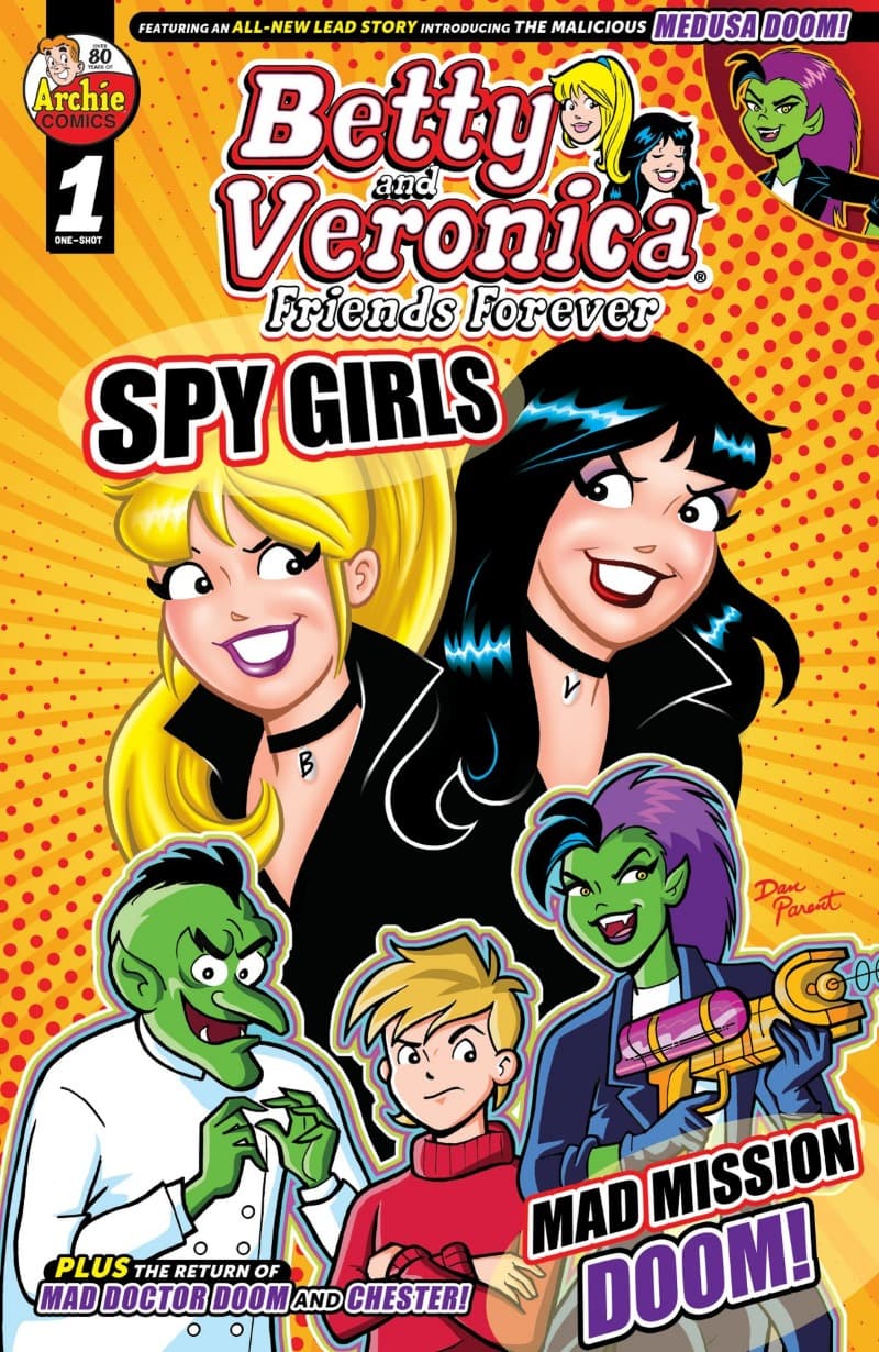 Betty and Veronica Friends Forever: Spy Girls (2025) comic cover - Read online free
