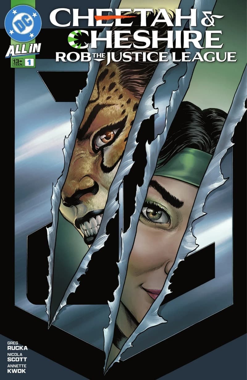 Cheetah and Cheshire Rob the Justice League (2025-) comic cover - Read online free