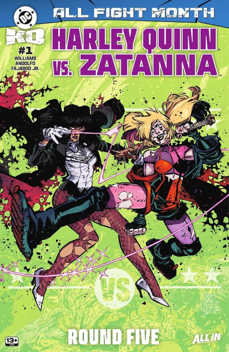 DC K.O.: Harley Quinn vs. Zatanna (2025-) comic cover - Read online free