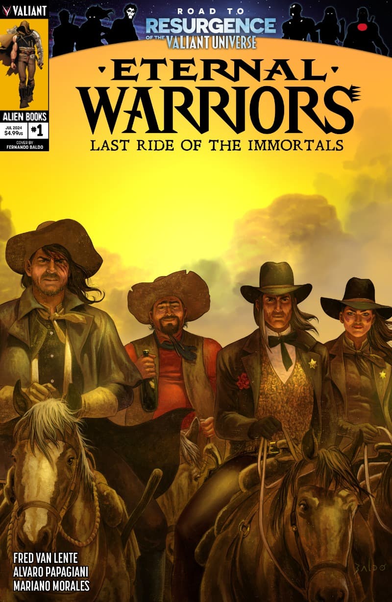 Eternal Warriors: Last Ride Of The Immortals (2024-) comic cover - Read online free