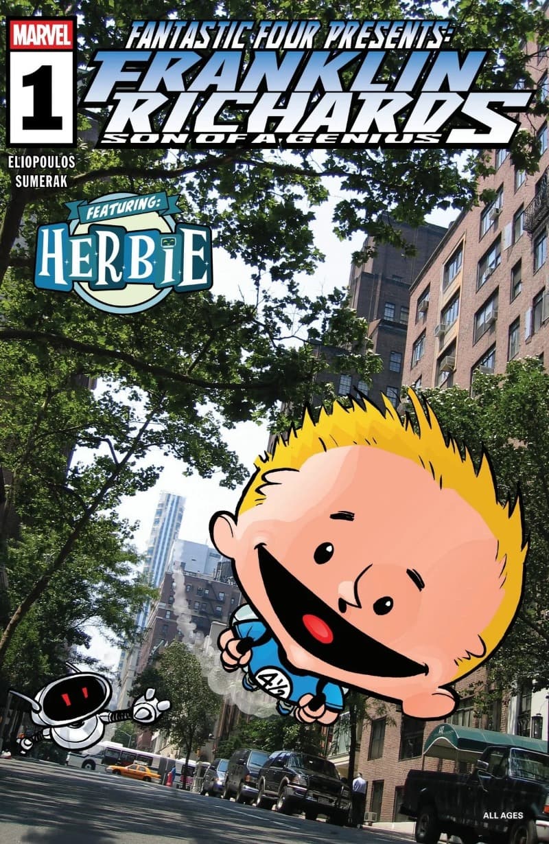 Fantastic Four Presents: Franklin Richards – Son of a Genius (2025-) comic cover - Read online free