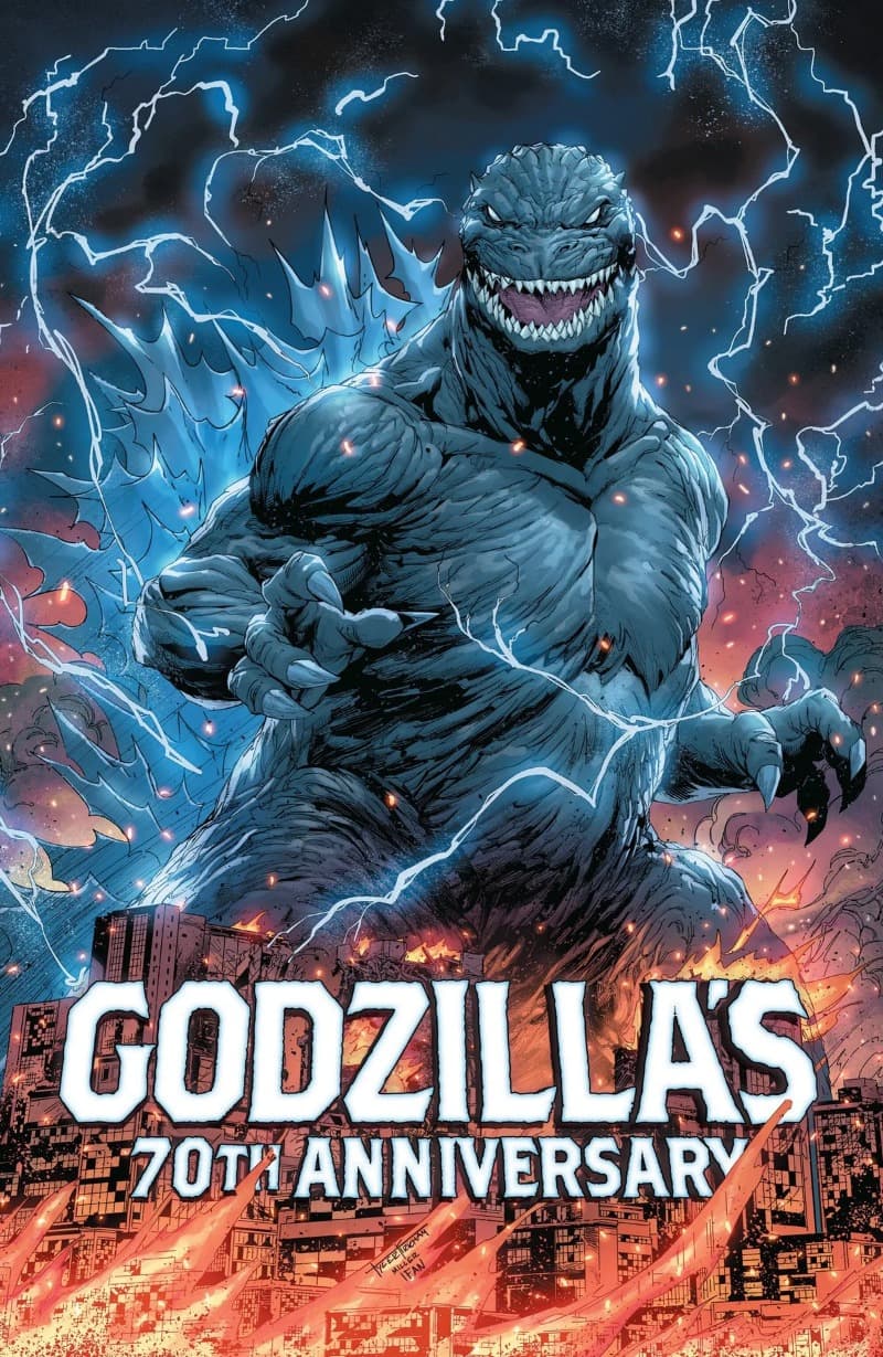 Godzilla 70th Anniversary Foil Classics: Godzilla Kingdom of Monsters (2025-) comic cover - Read online free