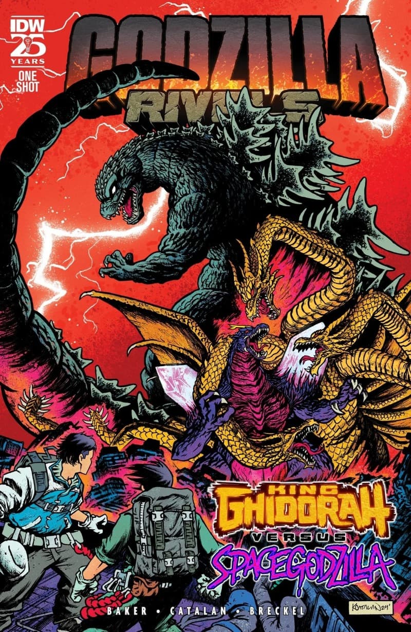 Godzilla Rivals: King Ghidorah vs. SpaceGodzilla (2024-) comic cover - Read online free