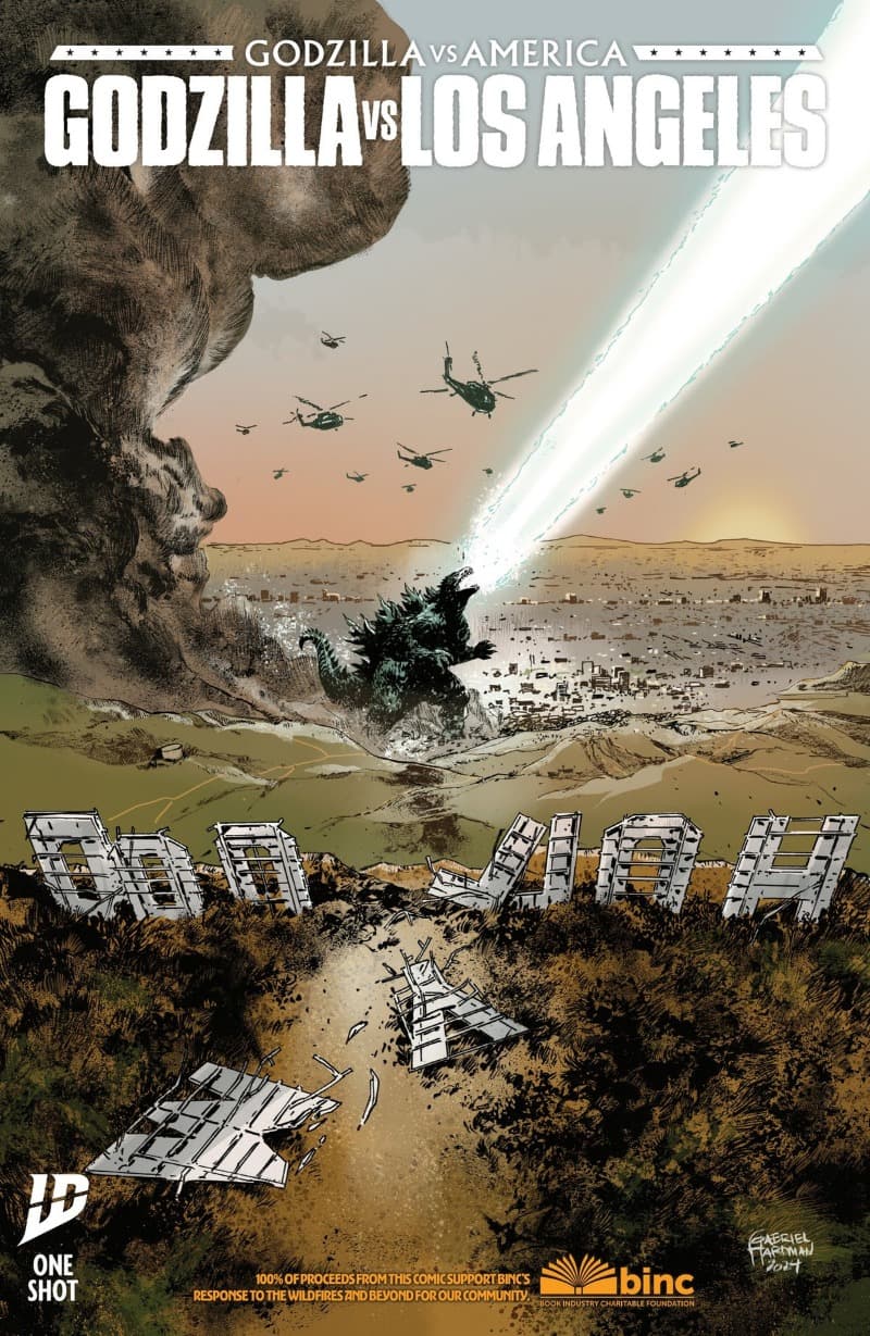 Godzilla vs. America: Los Angeles (2025-) comic cover - Read online free