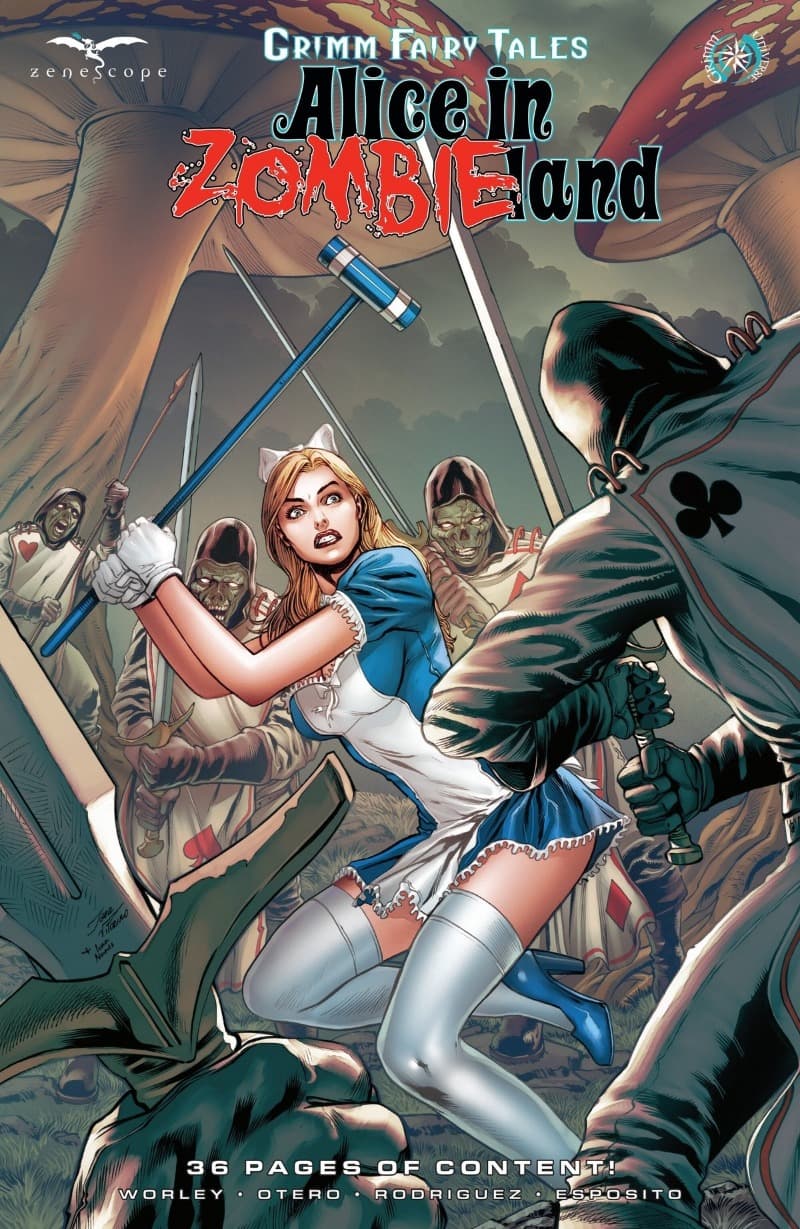 Grimm Fairy Tales: Alice in Zombieland (2025-) comic cover - Read online free