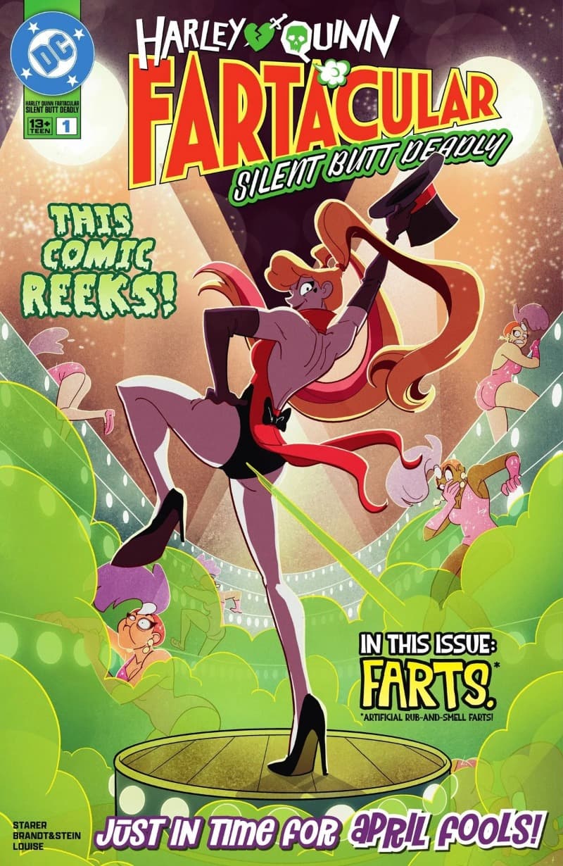 Harley Quinn Fartacular: Silent Butt Deadly (2025-) comic cover - Read online free