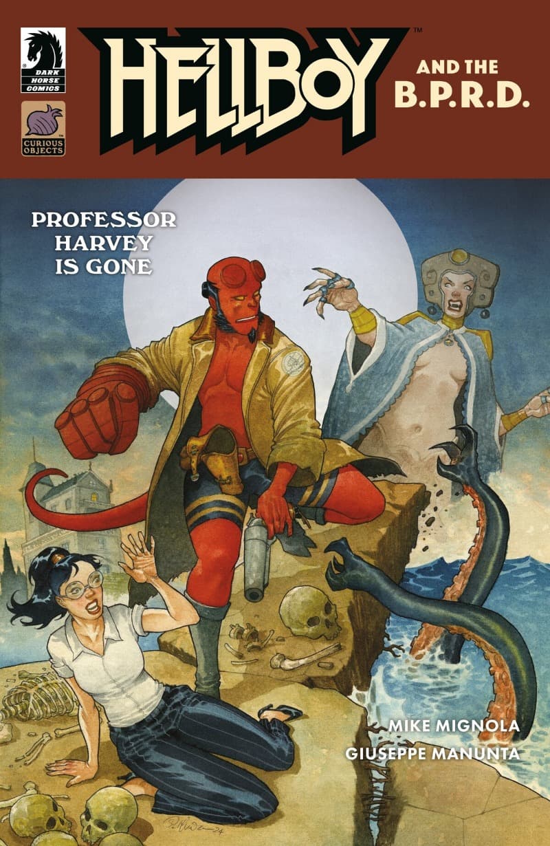 Hellboy and the B.P.R.D.: Professor Harvey is Gone (2025-) comic cover - Read online free
