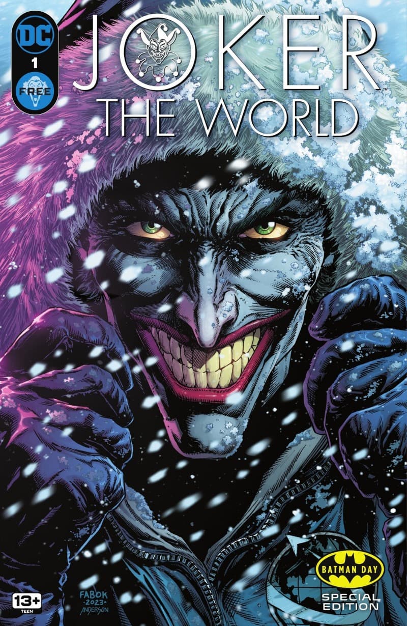 Joker - The World - Batman Day Special Edition (2024) comic cover - Read online free