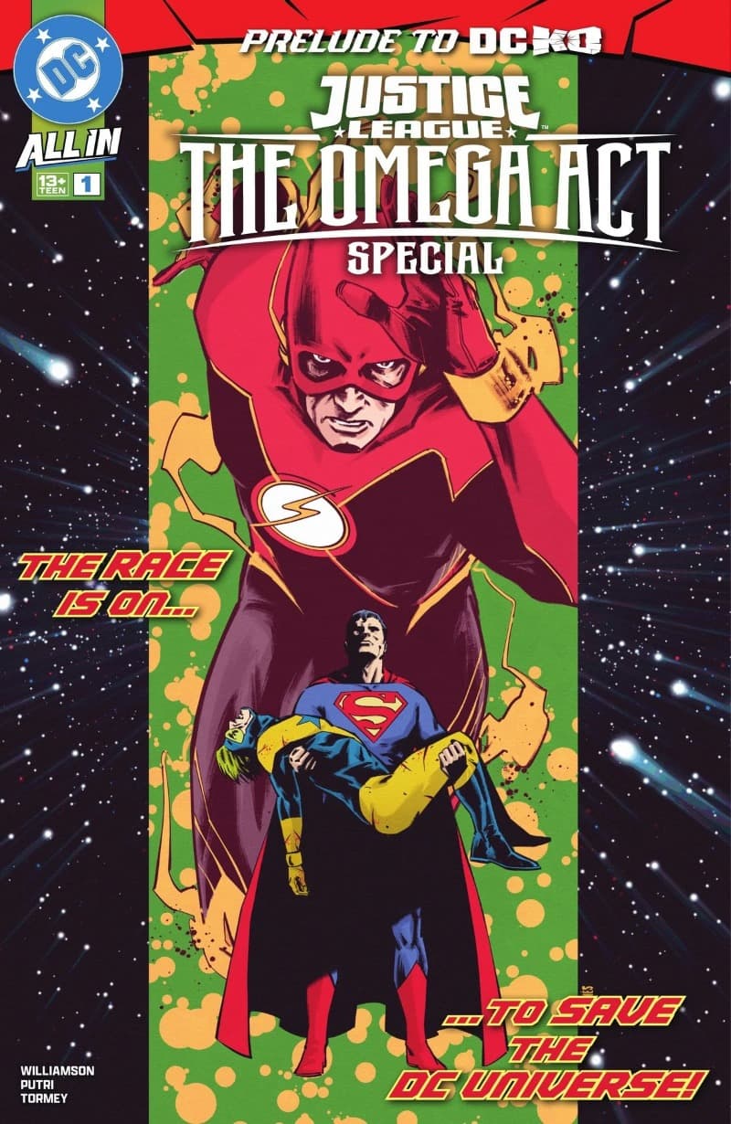 Justice League: The Omega Act Special (2025) comic cover - Read online free