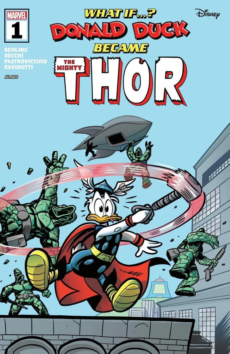 Marvel and Disney: What If… Donald Duck Became Thor (2024-) comic cover - Read online free