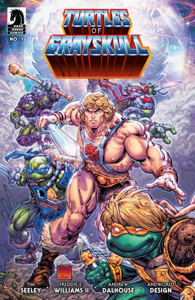 Masters of the Universe / Teenage Mutant Ninja Turtles: Turtles of Grayskull (2024-) comic cover - Read online free