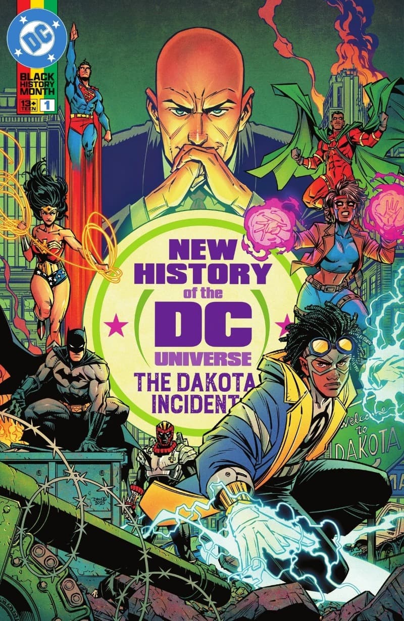 New History of the DC Universe: The Dakota Incident (2026-) comic cover - Read online free