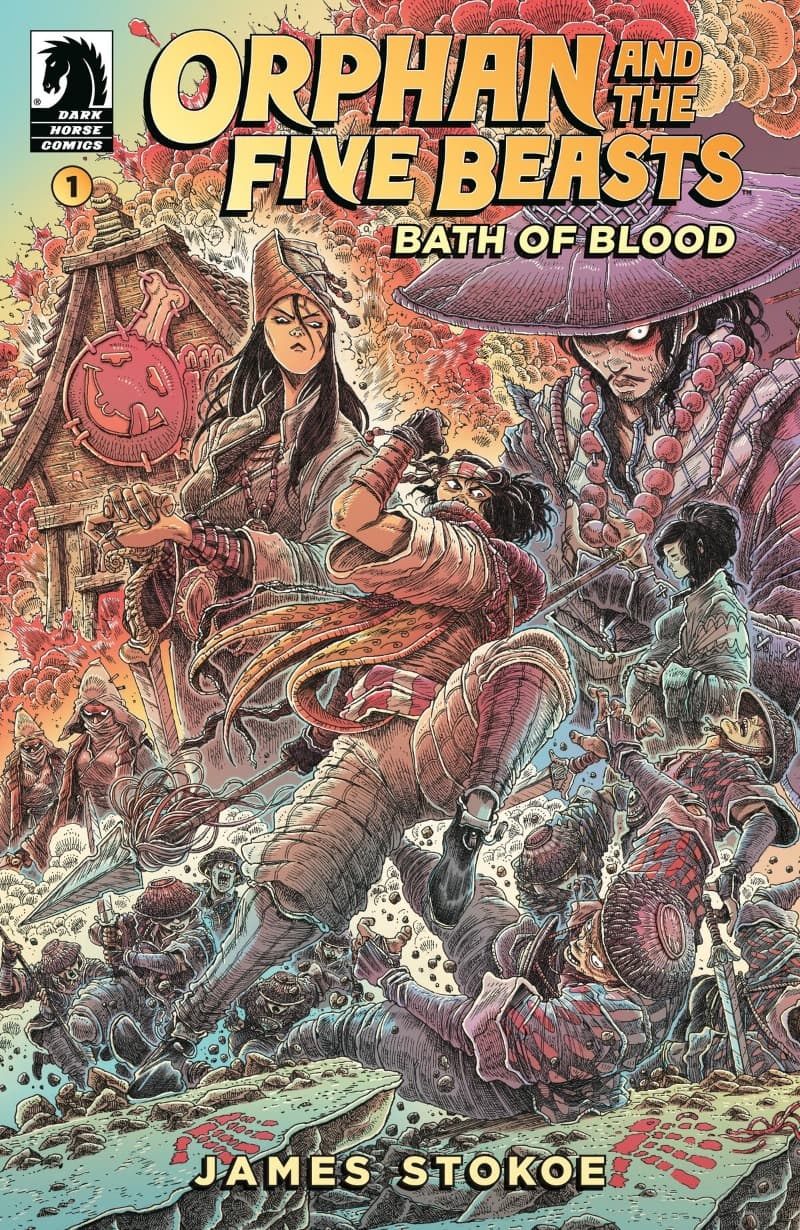Orphan and the Five Beasts: Bath of Blood (2025-) comic cover - Read online free