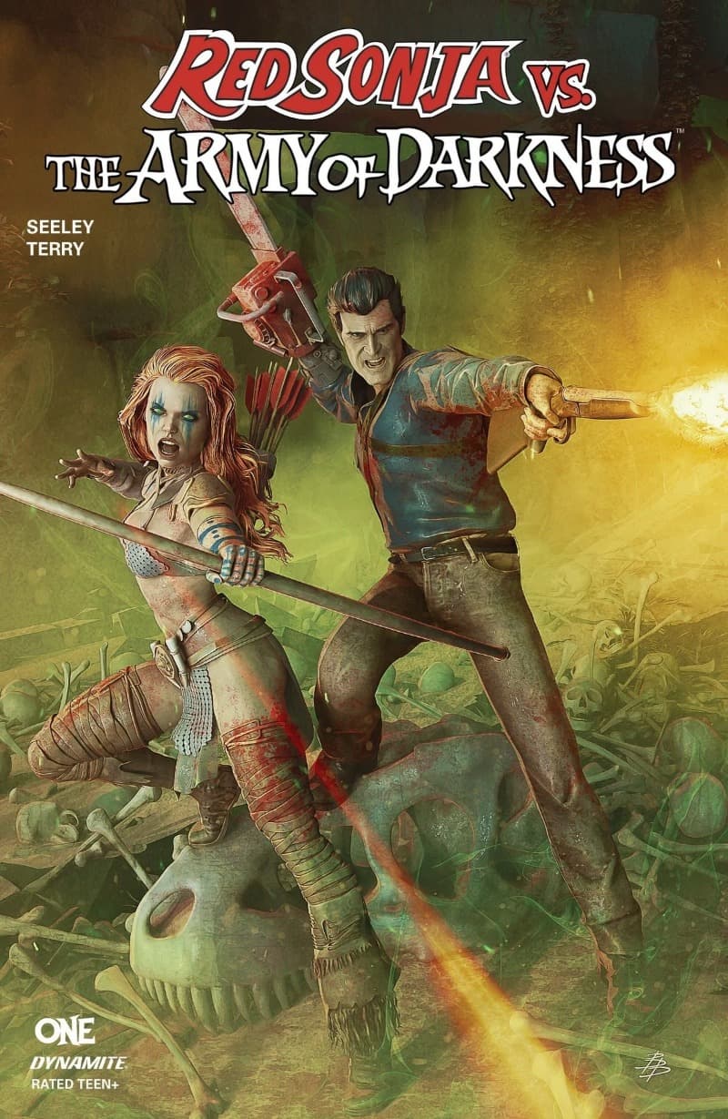 Red Sonja vs. the Army of Darkness (2025-) comic cover - Read online free