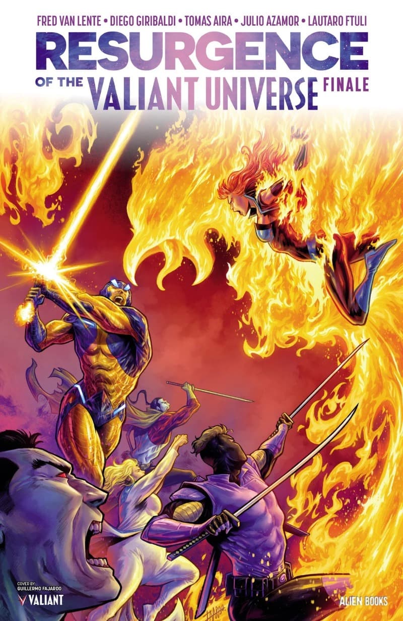 Resurgence of the Valiant Universe Finale (2025-) comic cover - Read online free