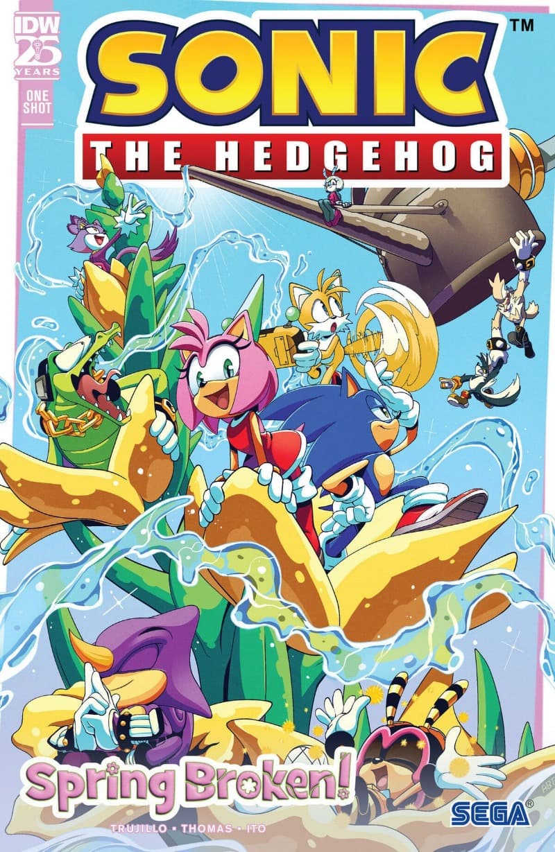 Sonic the Hedgehog: Spring Broken! (2024-) comic cover - Read online free