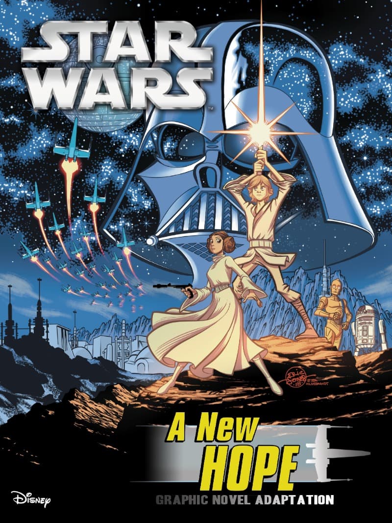Star Wars: A New Hope Graphic Novel Adaptation (2018) comic cover - Read online free