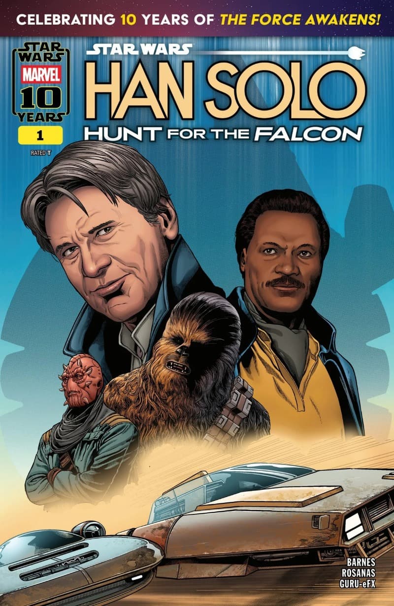 Star Wars: Han Solo – Hunt for the Falcon (2025-) comic cover - Read online free