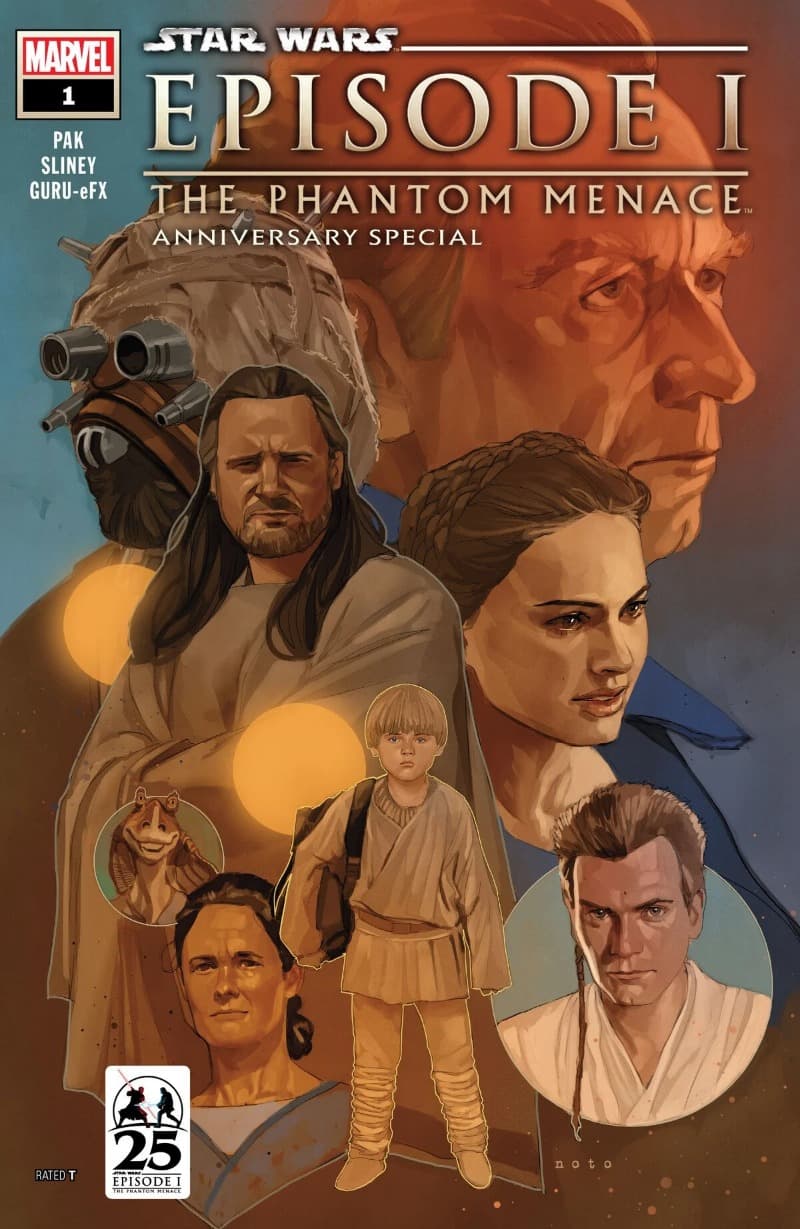 Star Wars: Phantom Menace 25th Anniversary Special (2024) comic cover - Read online free