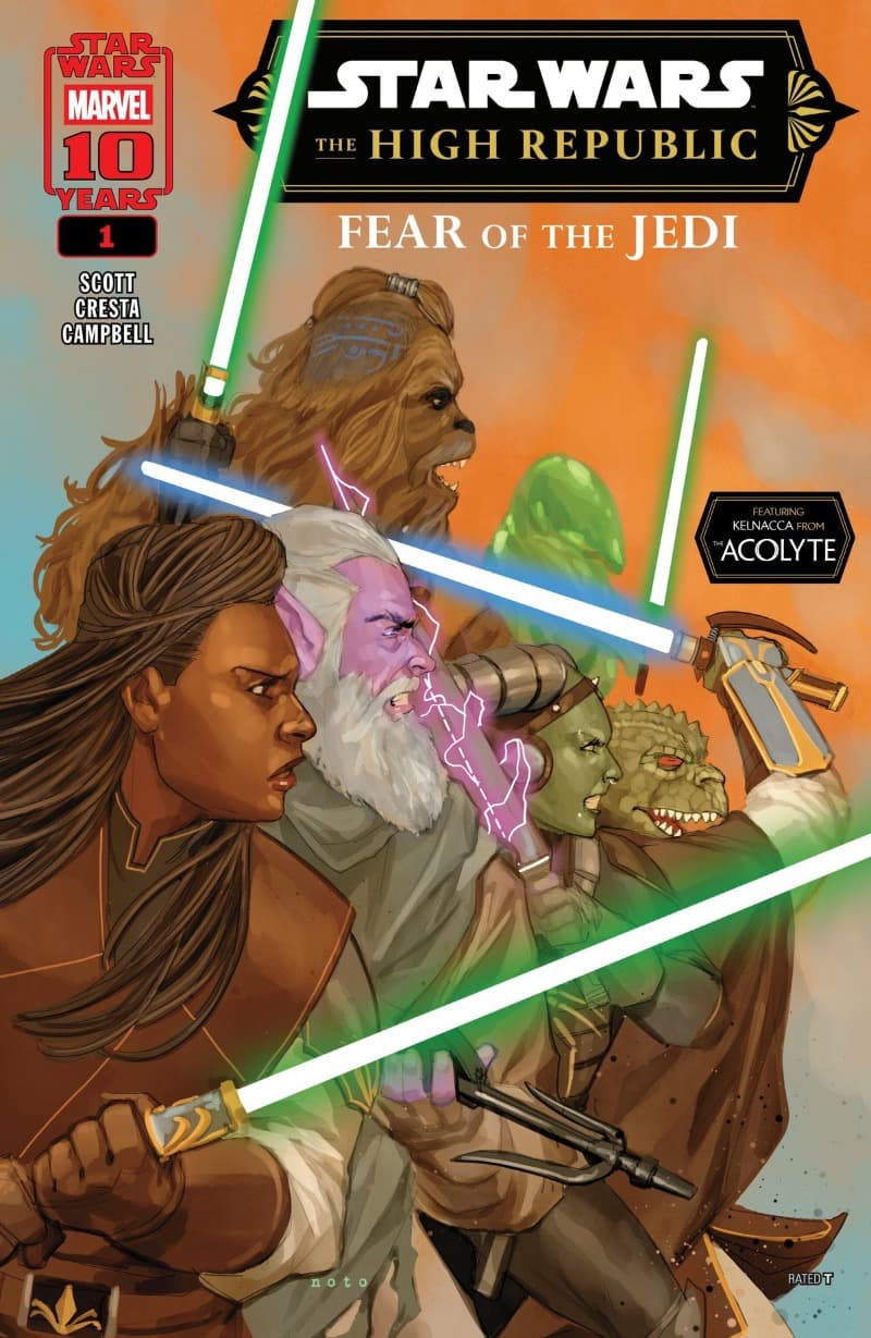 Star Wars: The High Republic - Fear of the Jedi (2025-) comic cover - Read online free