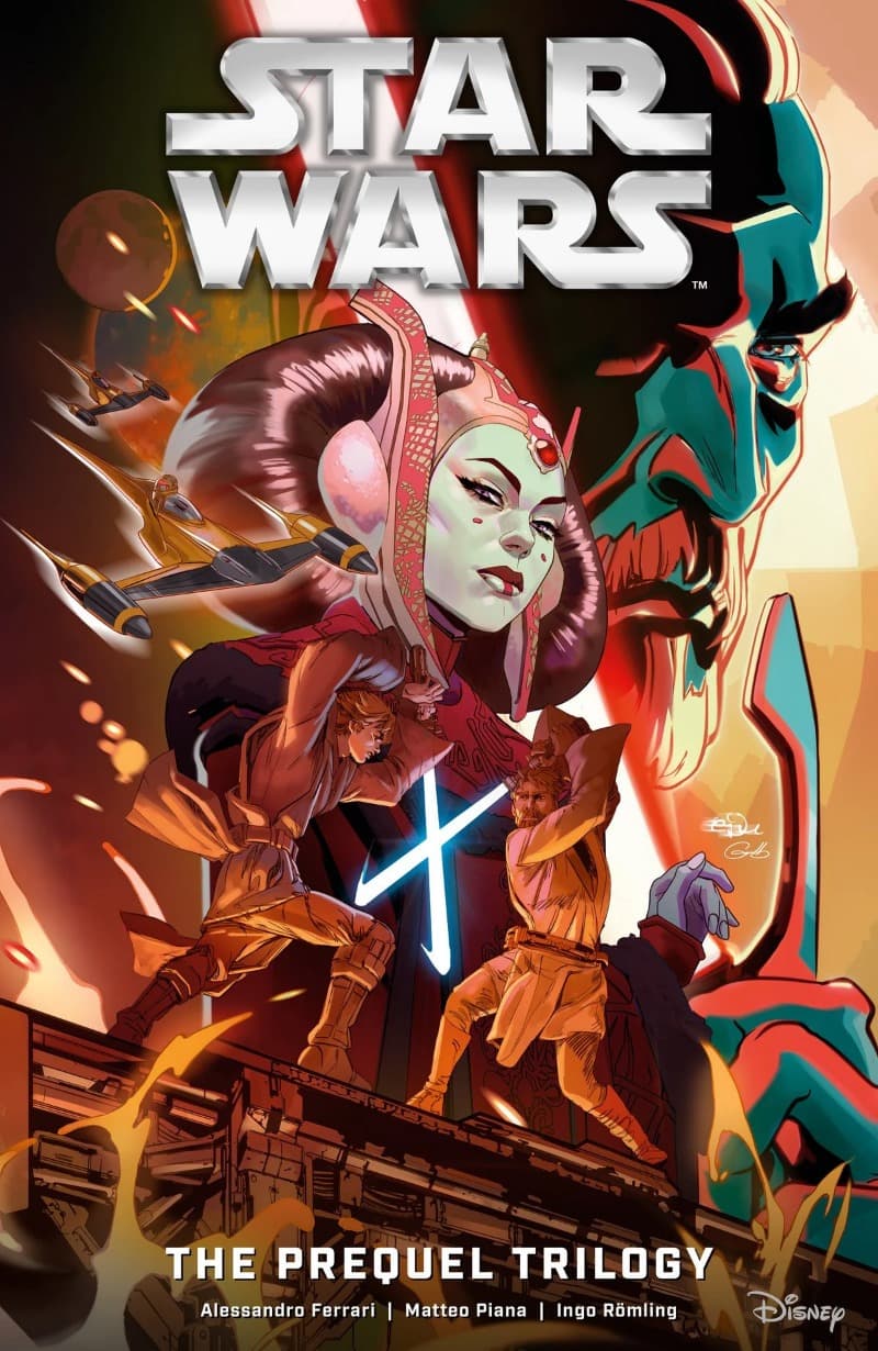 Star Wars: The Prequel Trilogy - Graphic Novel (2024) comic cover - Read online free