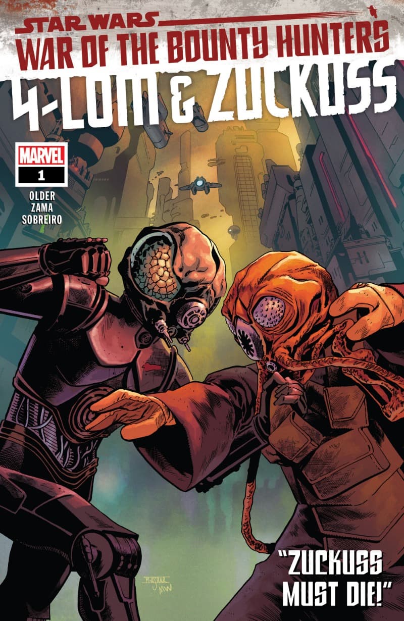 Star Wars: War Of The Bounty Hunters - 4-Lom & Zuckuss (2021) comic cover - Read online free