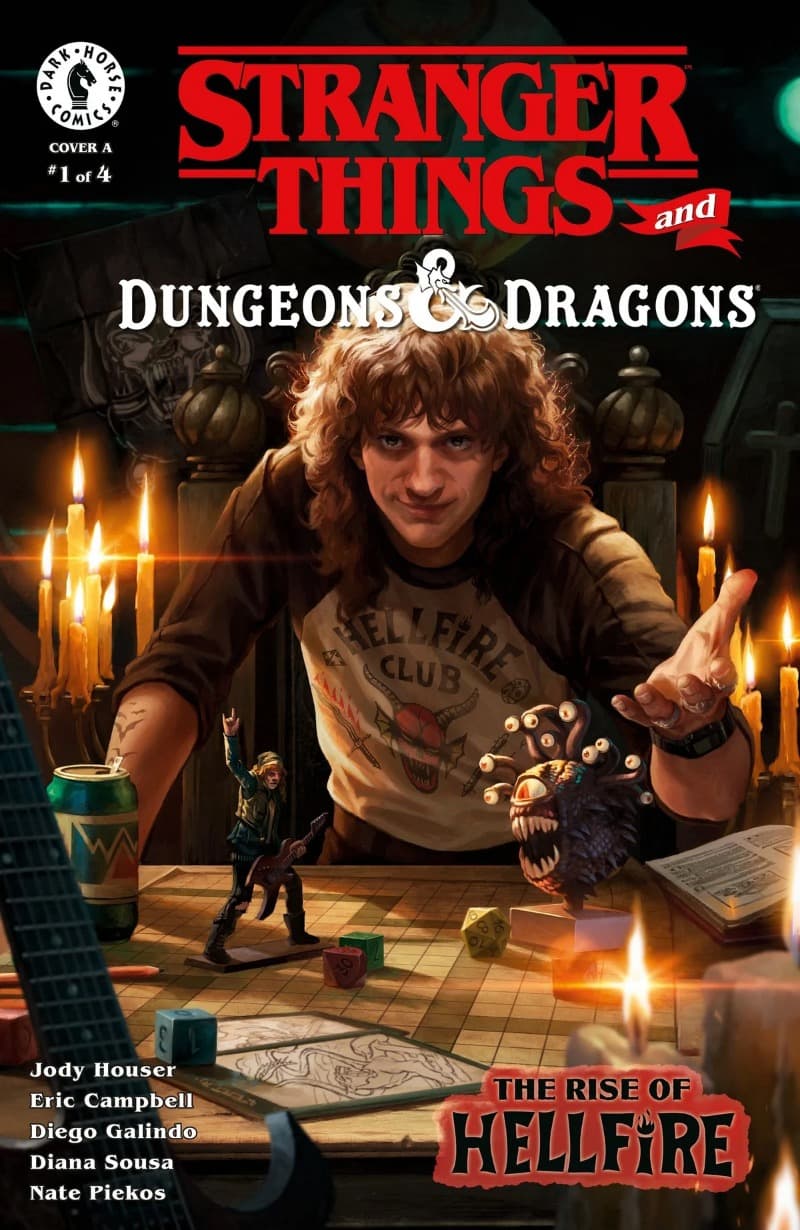 Stranger Things and Dungeons & Dragons: The Rise of Hellfire (2025-) comic cover - Read online free