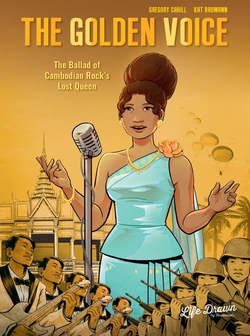 The Golden Voice: The Ballad of Cambodian Rock's Lost Queen (2023) comic cover - Read online free