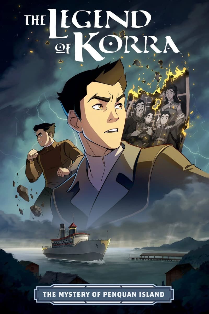The Legend of Korra: The Mystery of Penquan Island (2025) comic cover - Read online free