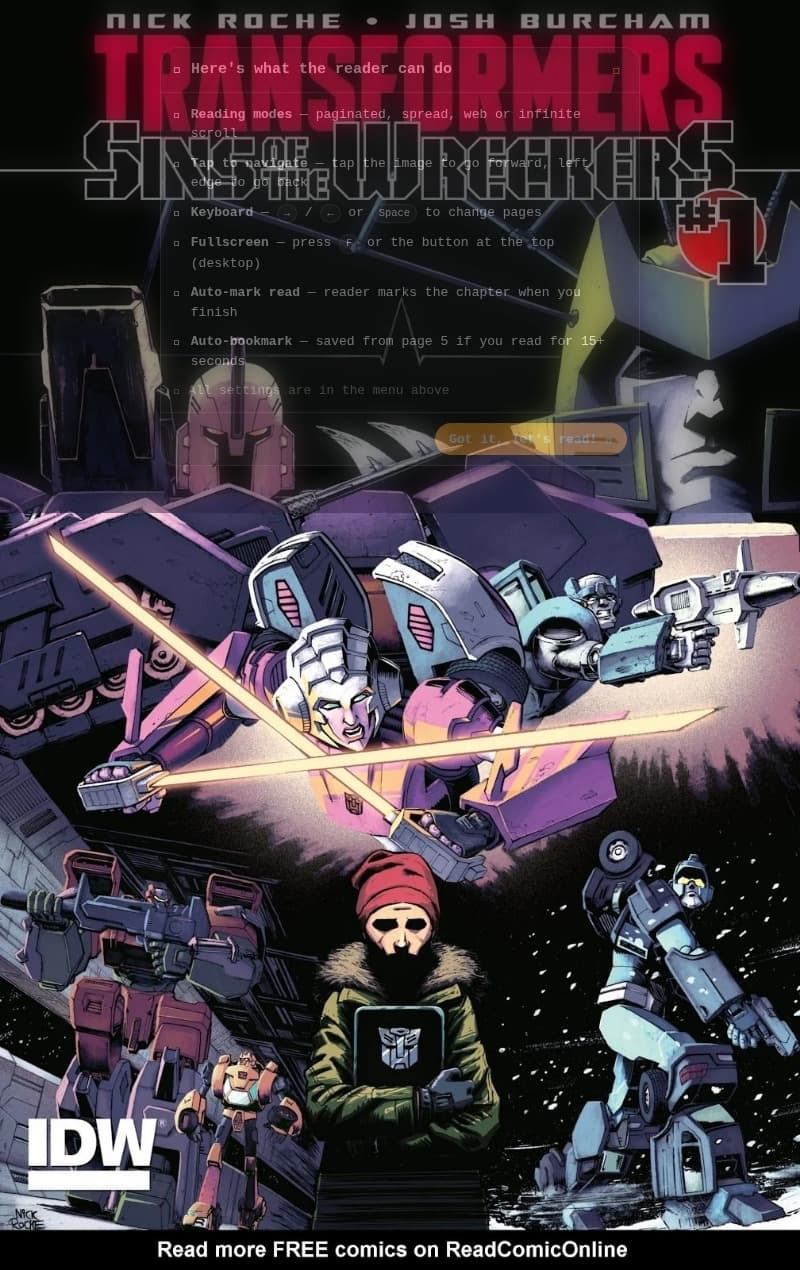 The Transformers: Sins of the Wreckers (2015-2016) comic cover - Read online free