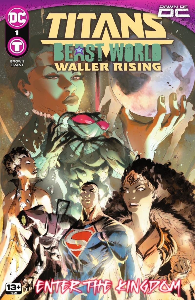 Titans: Beast World - Waller Rising (2023-) comic cover - Read online free