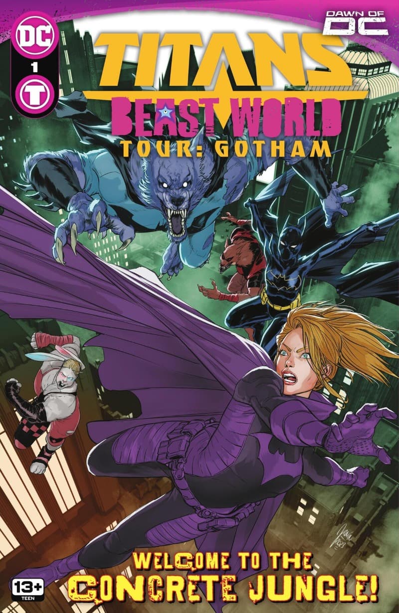 Titans: Beast World Tour - Gotham (2023-) comic cover - Read online free