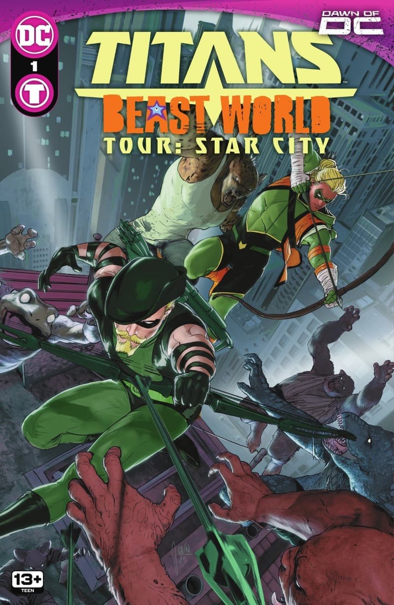 Titans: Beast World Tour - Star City (2024-) comic cover - Read online free