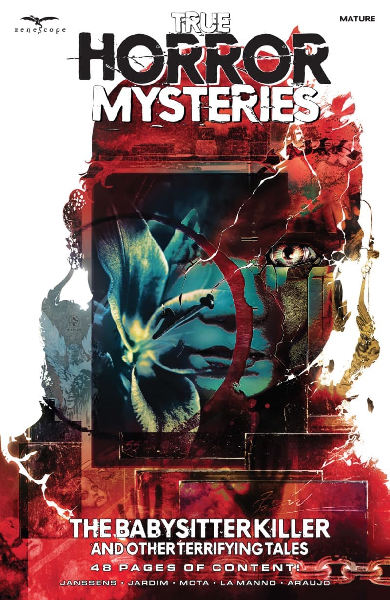 True Horror Mysteries: The Babysitter Killer and Other Terrifying Tales (2024) comic cover - Read online free