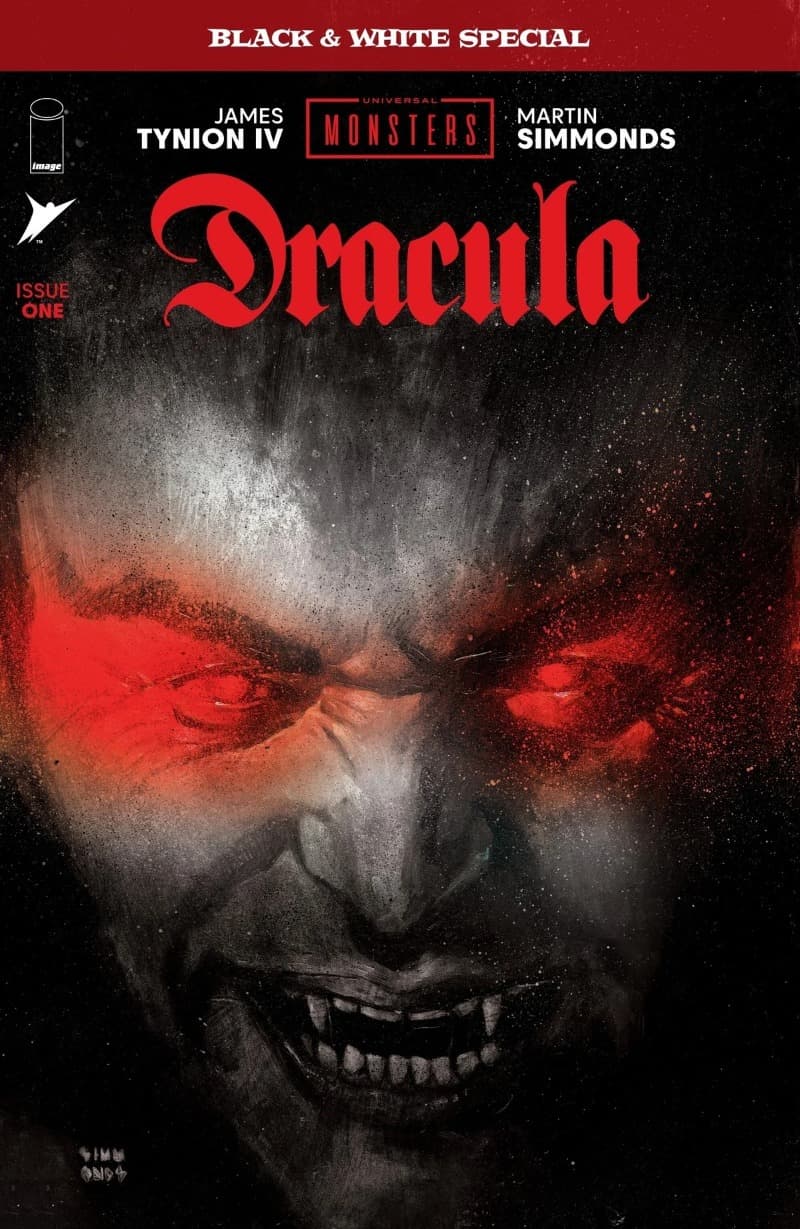 Universal Monsters: Dracula Black & White Special (2025-) comic cover - Read online free