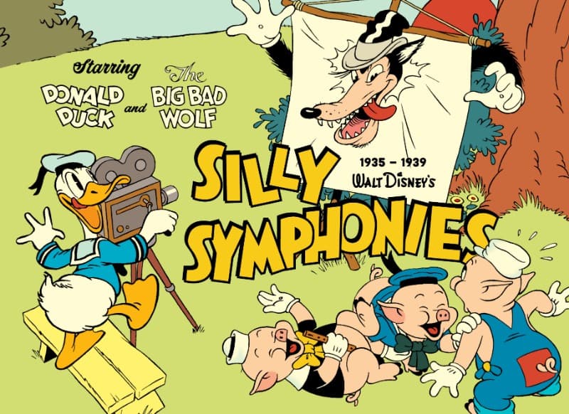Walt Disney's Silly Symphonies 1935-1939: Starring Donald Duck and the Big Bad Wolf (2023) comic cover - Read online free