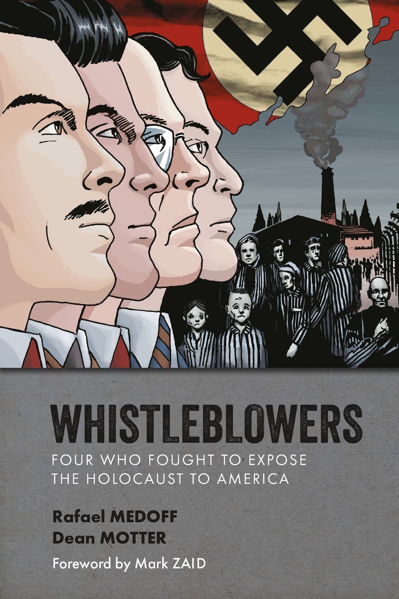 Whistleblowers: Four Who Fought to Expose the Holocaust to America (2024) comic cover - Read online free