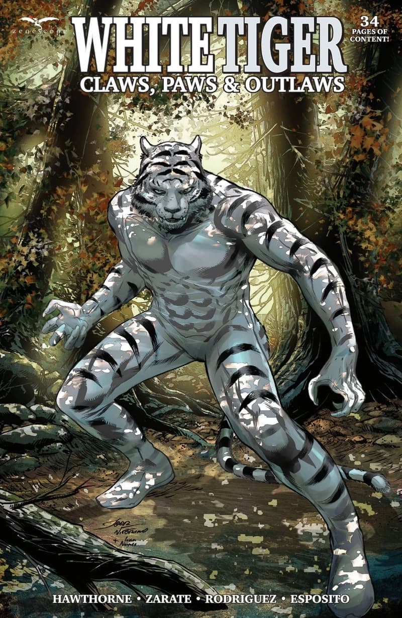 White Tiger: Claws, Paws & Outlaws (2025) comic cover - Read online free